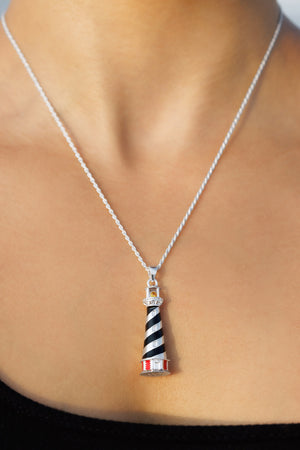 Cape Hatteras Lighthouse Pendant Necklace