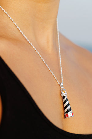 Cape Hatteras Lighthouse Pendant Necklace